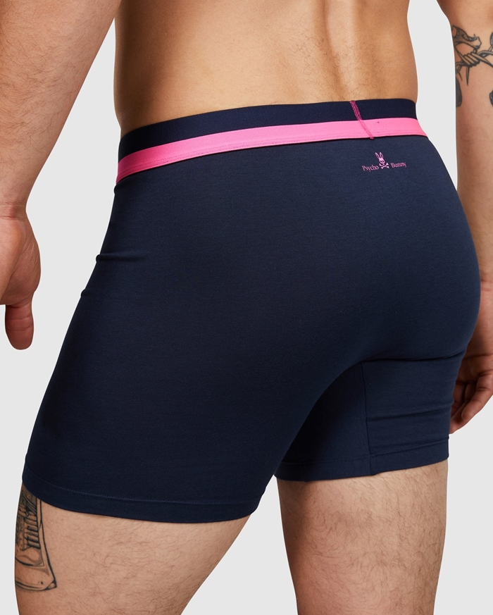 Bragas Psycho Bunny En Descuento - 2 Pack Boxer Hombre Azules